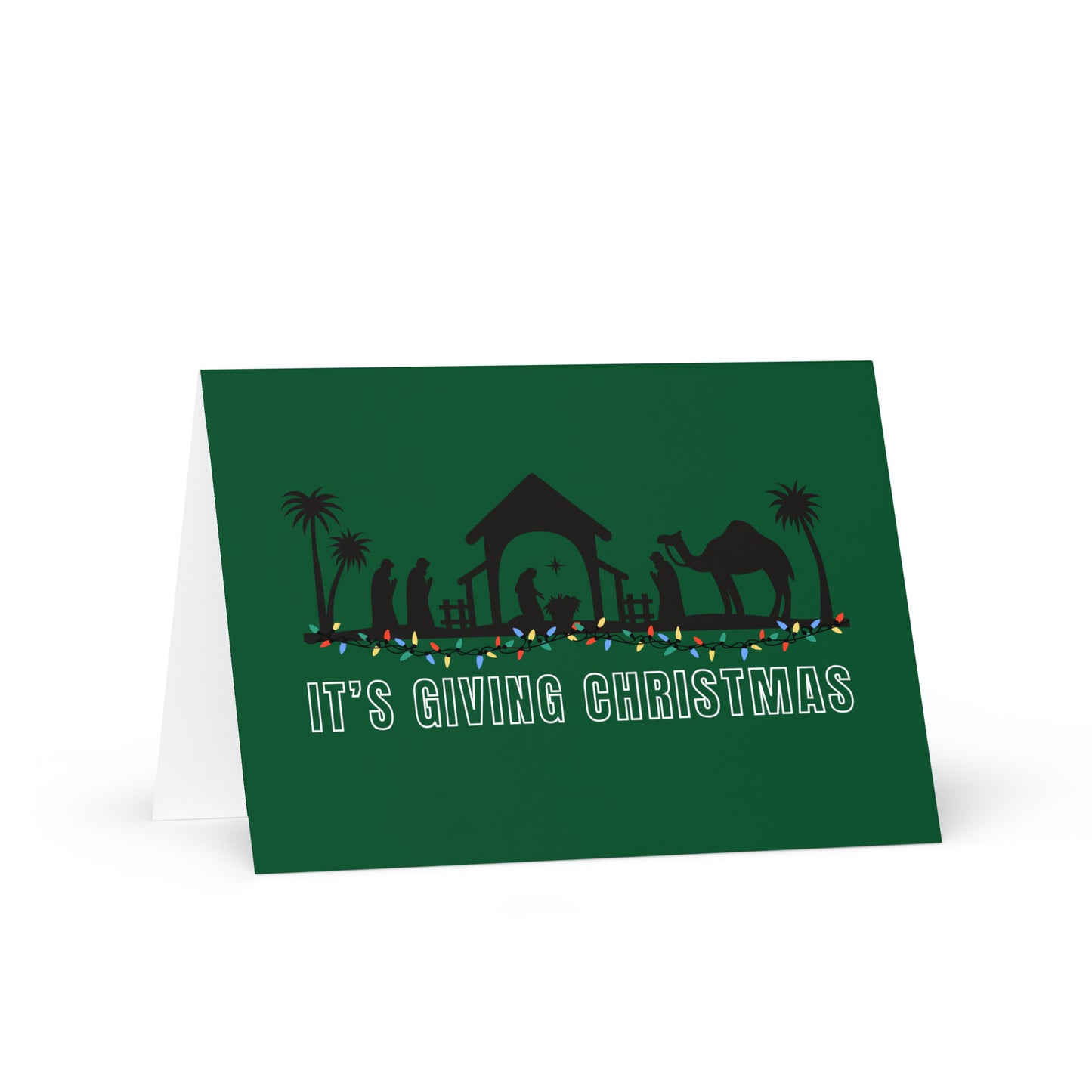 It's Giving Christmas Nativity Greeting card