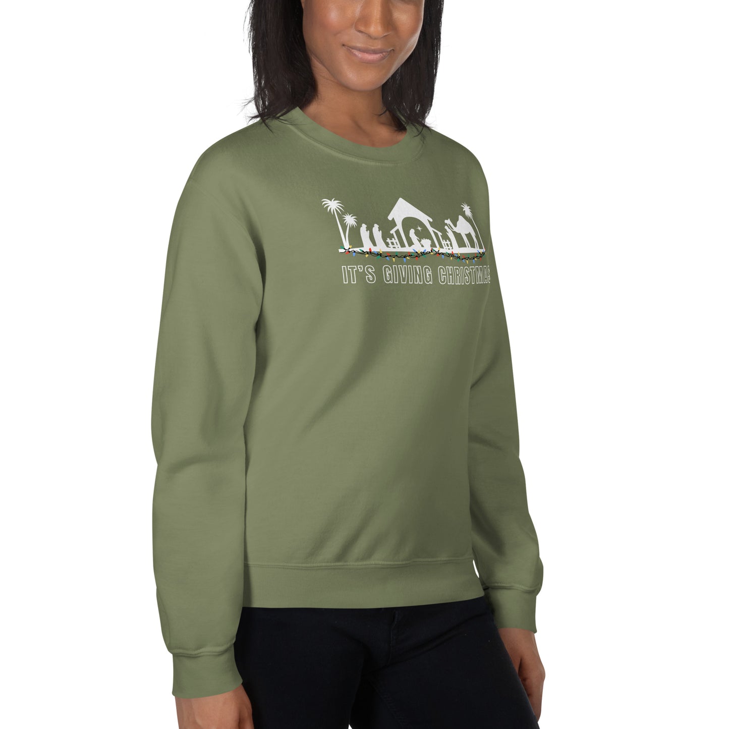 It's Giving Christmas Nativity Sweatshirt