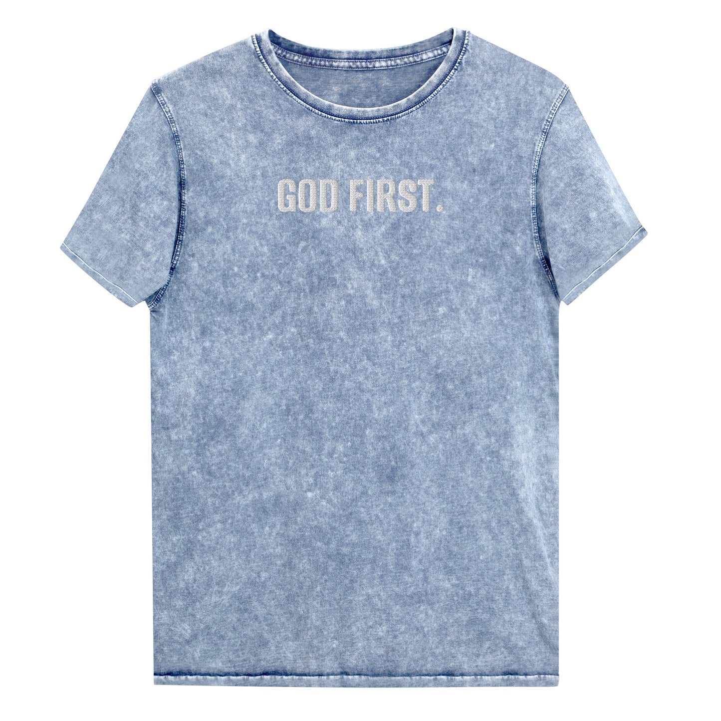 God First. Denim T-Shirt