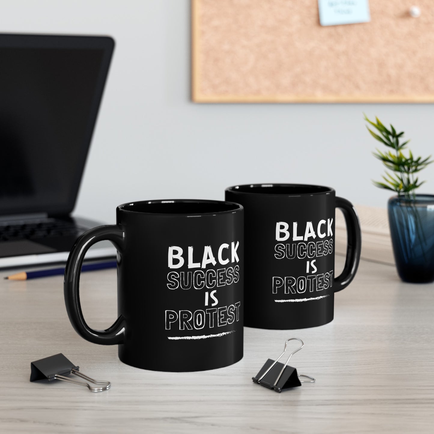 11oz Black Mug