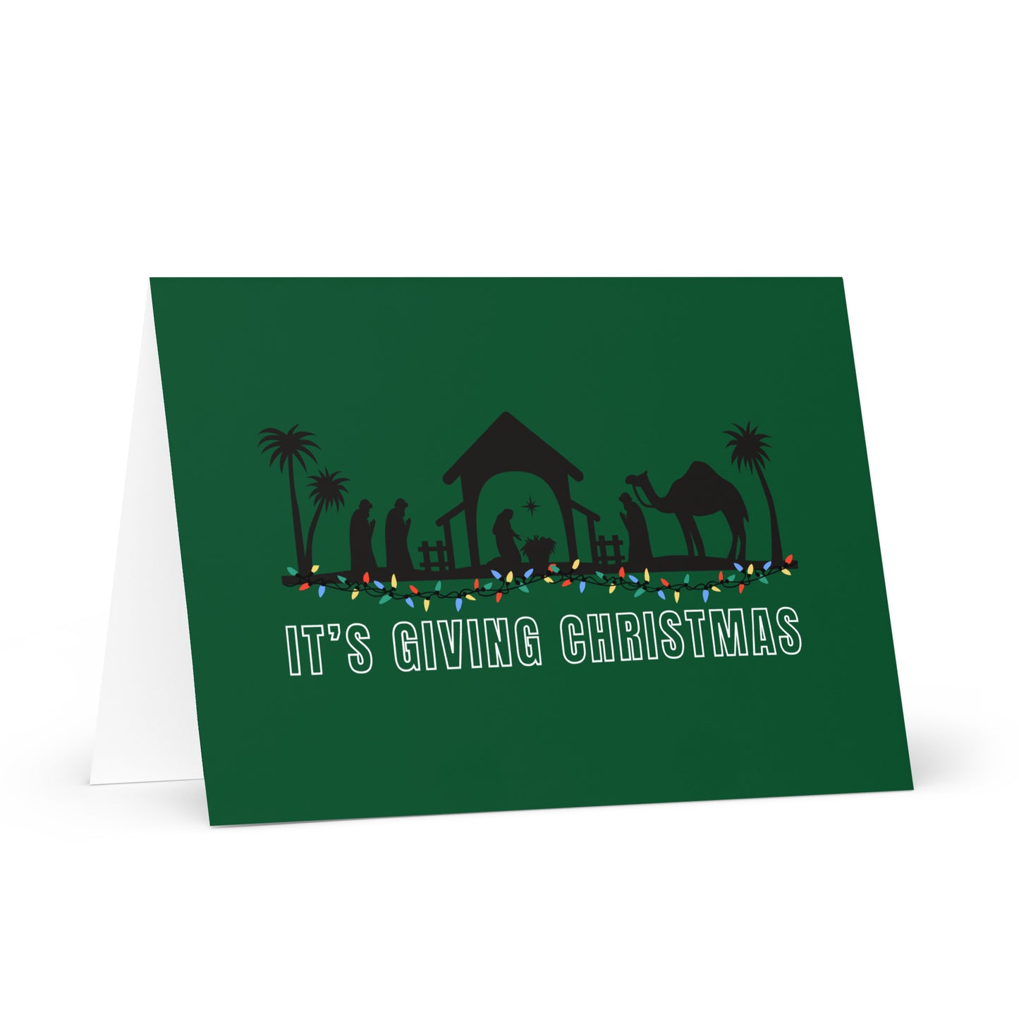 It's Giving Christmas Nativity Greeting card