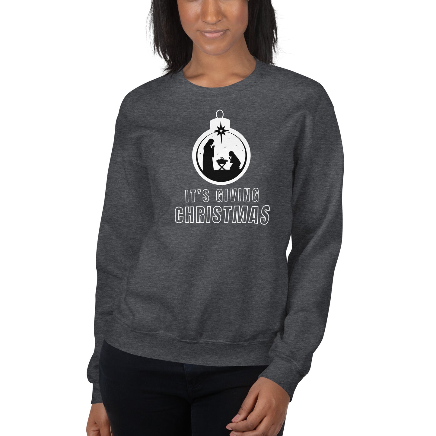 It's Giving Christmas Ornament Sweatshirt