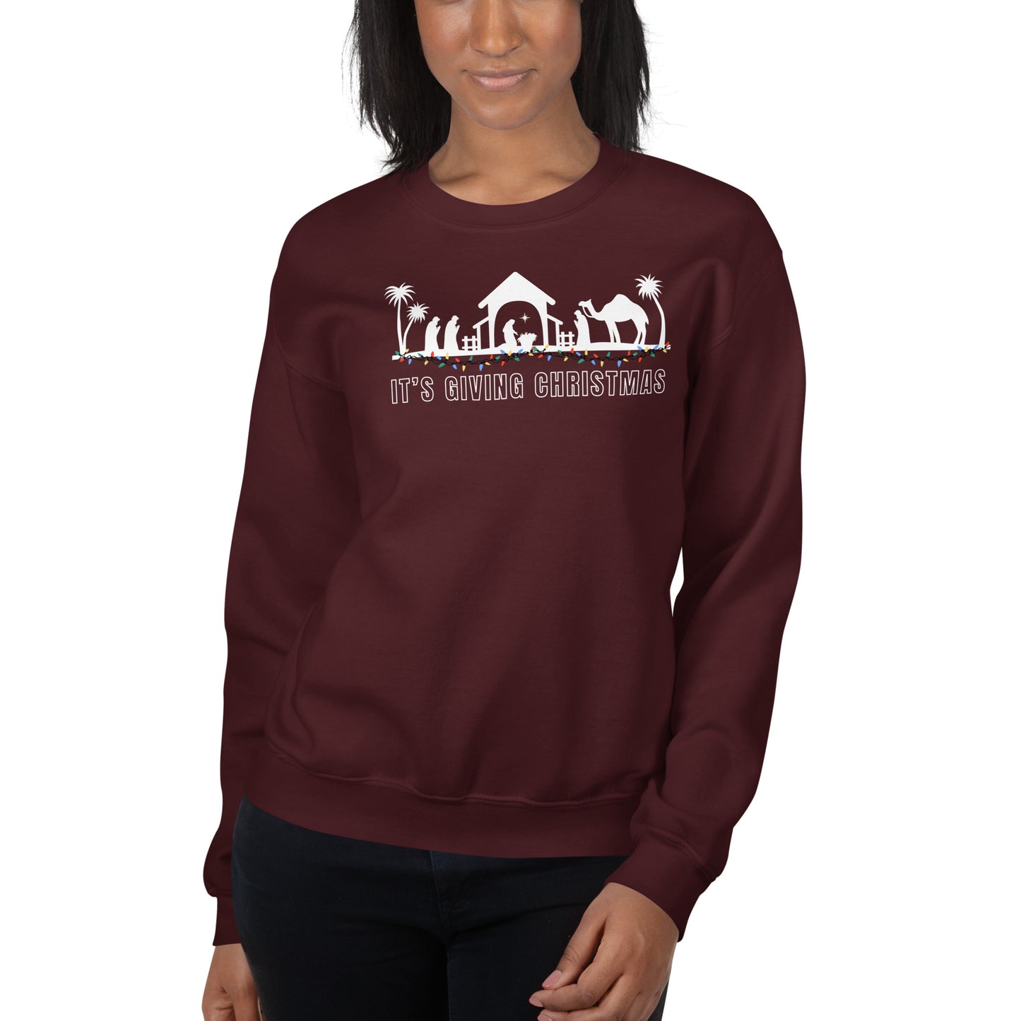 It's Giving Christmas Nativity Sweatshirt