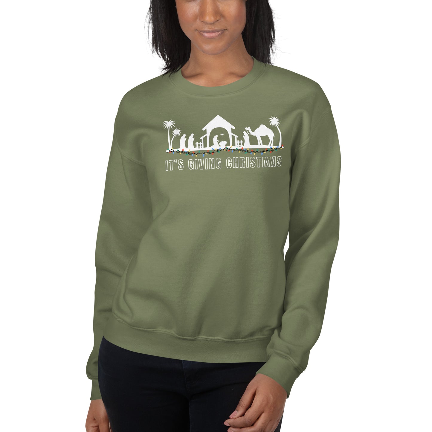 It's Giving Christmas Nativity Sweatshirt