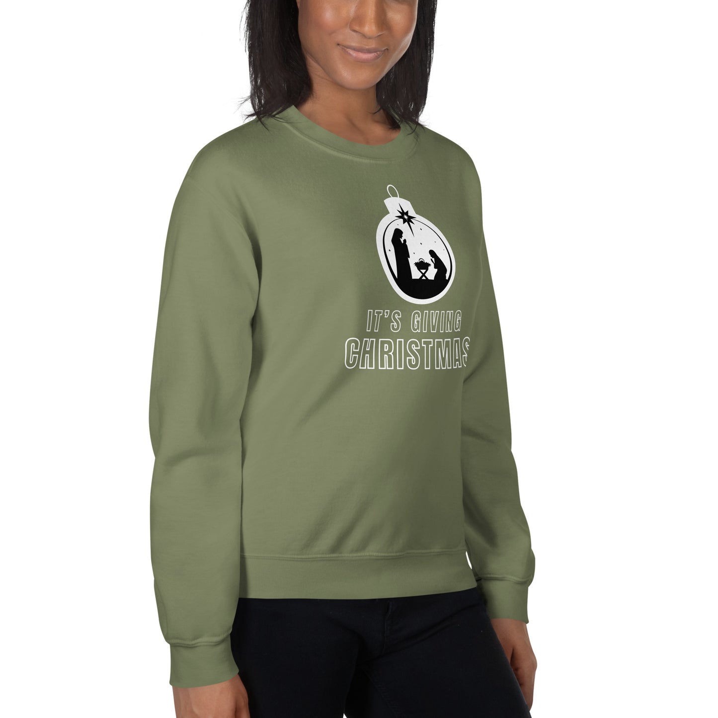 It's Giving Christmas Ornament Sweatshirt