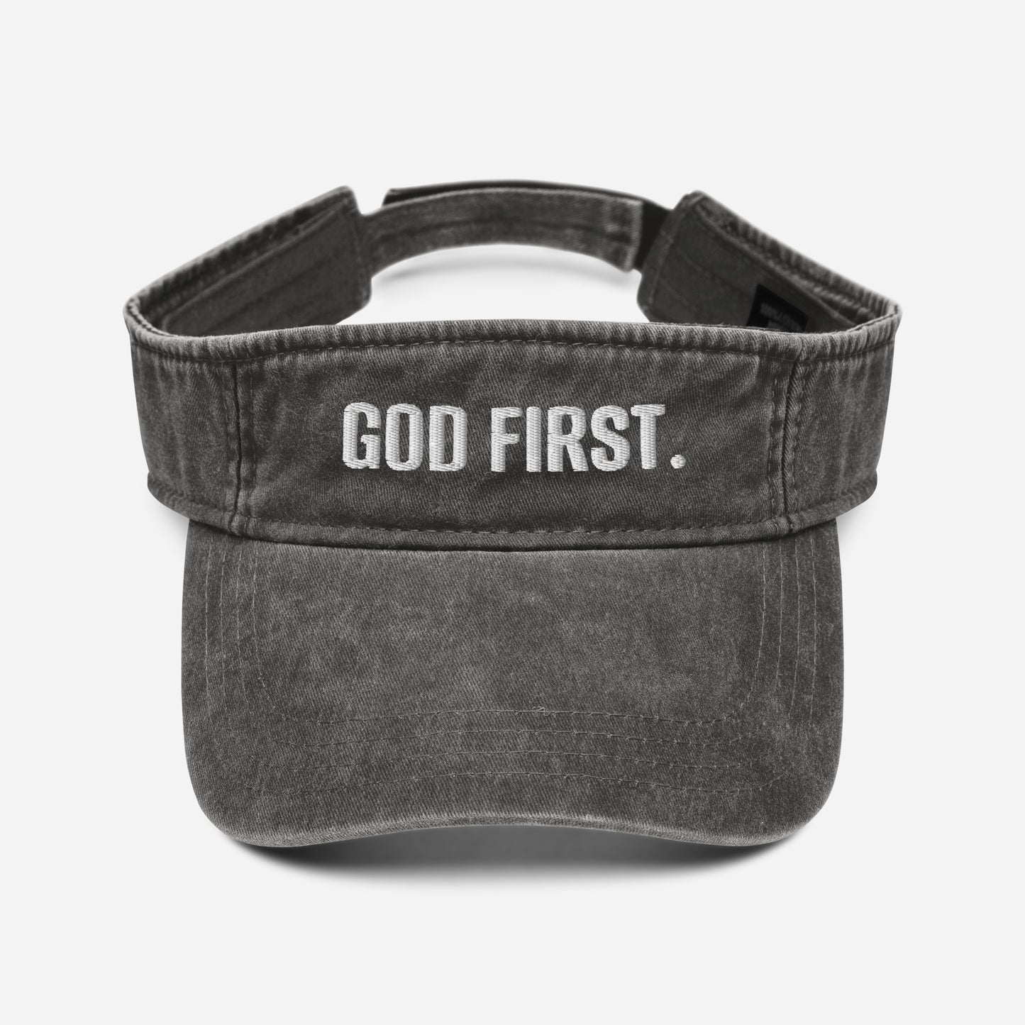 God First Denim visor