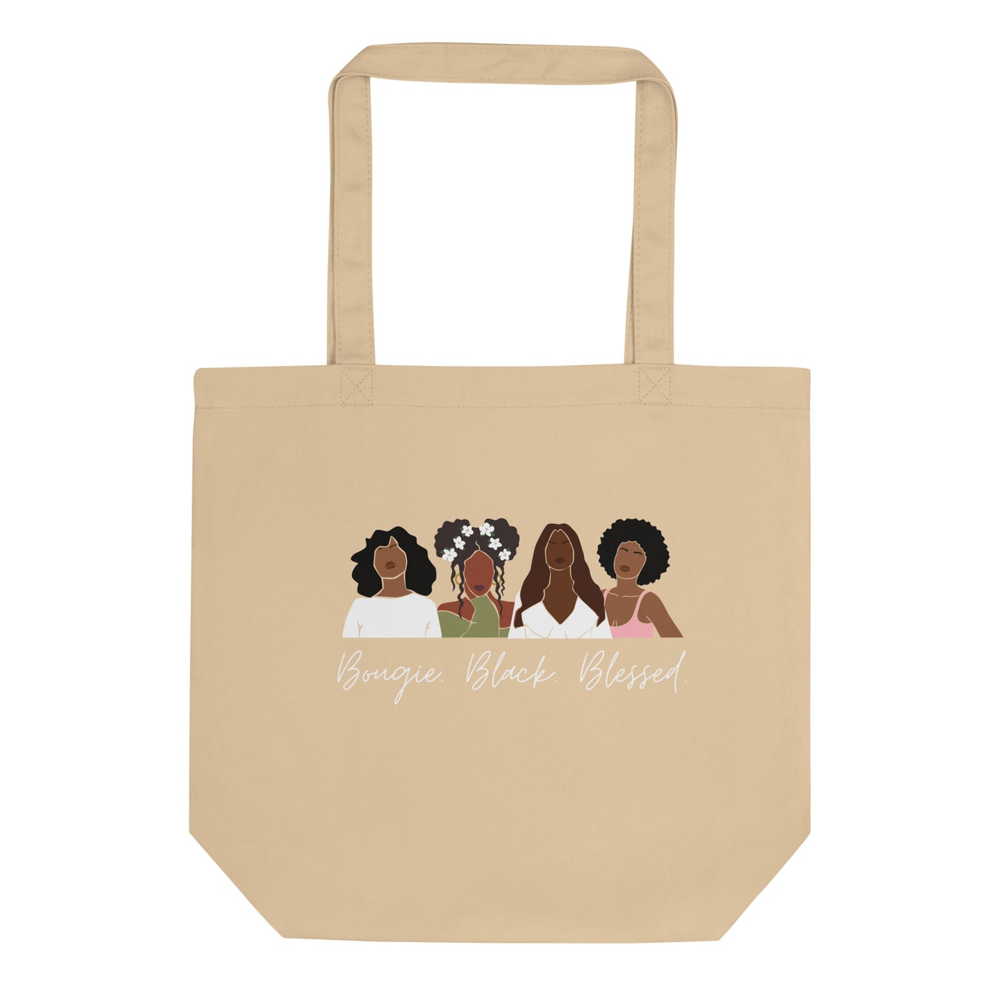 Bougie. Black. Blessed. Eco Tote Bag